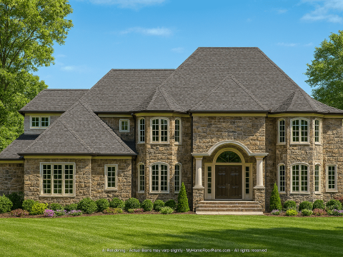 Stunning 2-Story House Plan with CAD-Ready Designs & Classic Appeal