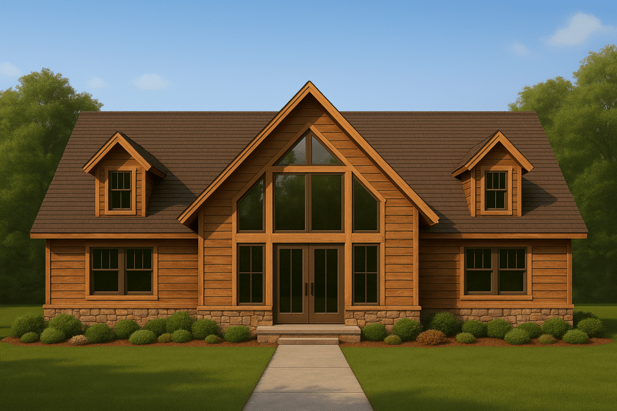 Stunning 2-Story House Plan with Modern Floor Plans & CAD Designs