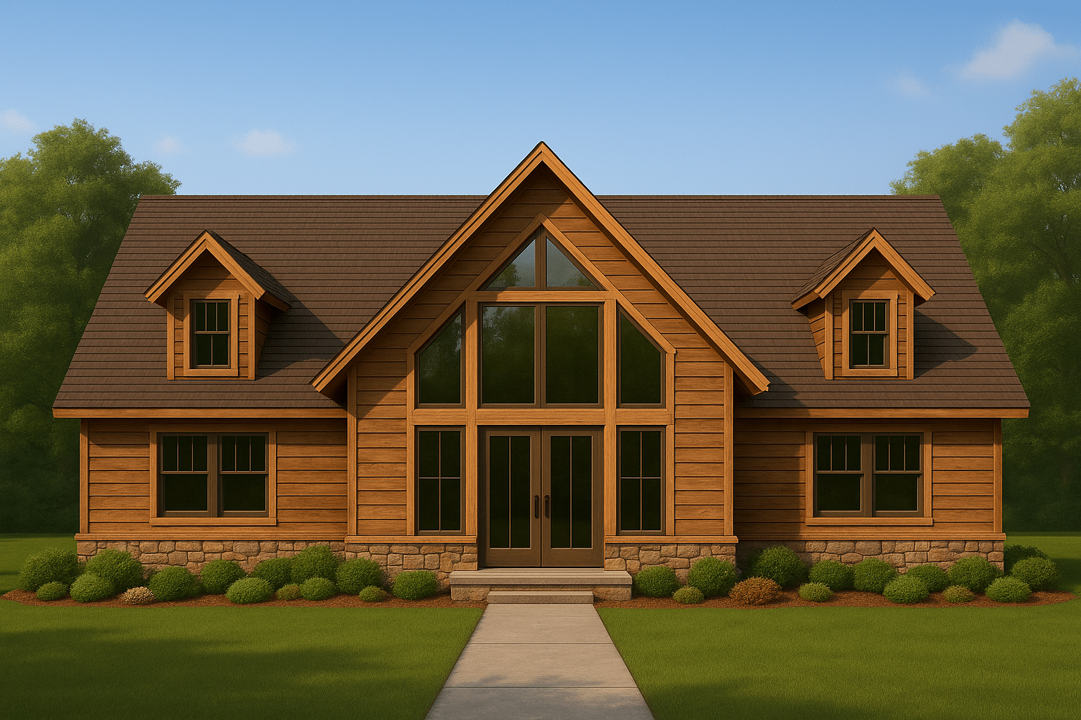 Stunning 2-Story House Plan with Modern Floor Plans & CAD Designs