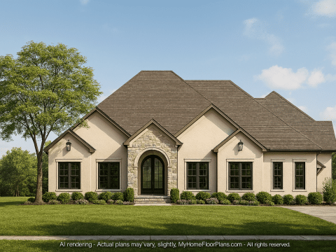 Stunning 2-Story House Plan with Modern Layout and CAD Blueprints