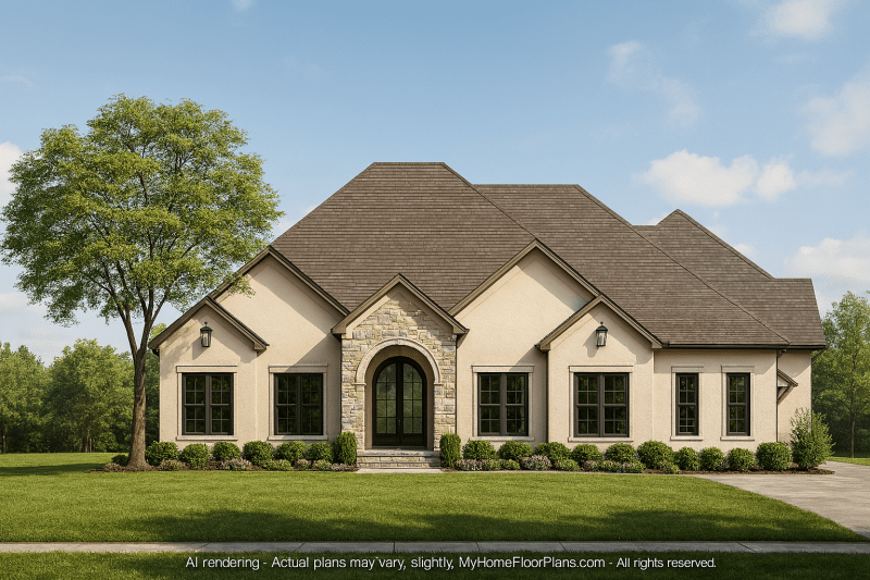 Stunning 2-Story House Plan with Modern Layout and CAD Blueprints