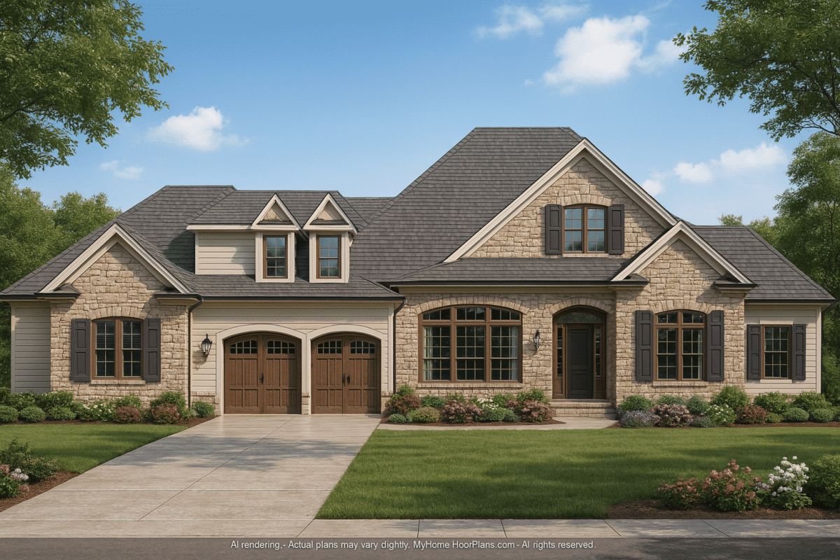 Stunning 2-Story House Plan with Spacious Basement & Luxurious Layout