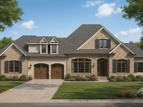 Stunning 2-Story House Plan with Spacious Basement & Luxurious Layout