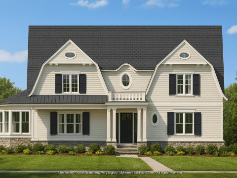 Stunning 4-Story House Plan with 5 Bedrooms & Customizable CAD Designs