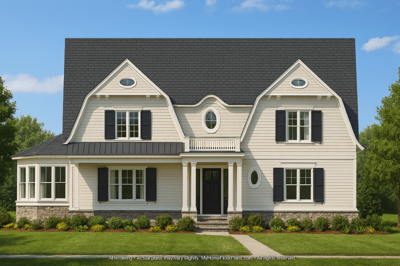 Stunning 4-Story House Plan with 5 Bedrooms & Customizable CAD Designs