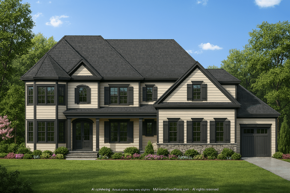 Stunning Home Plan with Open Floor Plan and CAD Designs