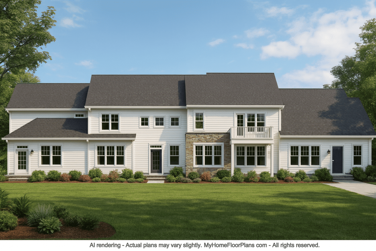 Stylish 2-Bedroom Townhome Floor Plan with CAD Blueprint Design