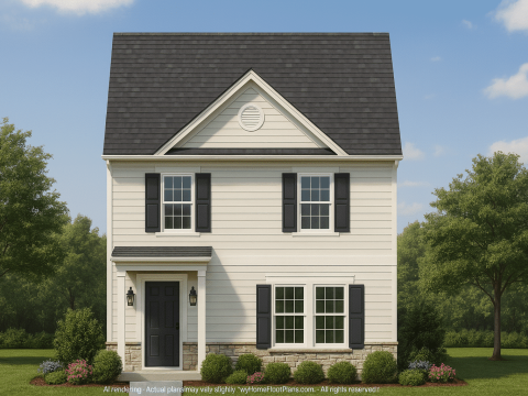 Stylish 4-Unit Townhome Plan with Craftsman-Inspired Architecture