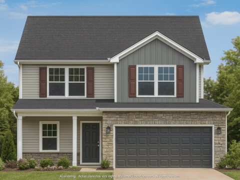 Townsend 2-Story House Plan with Craftsman Style Options