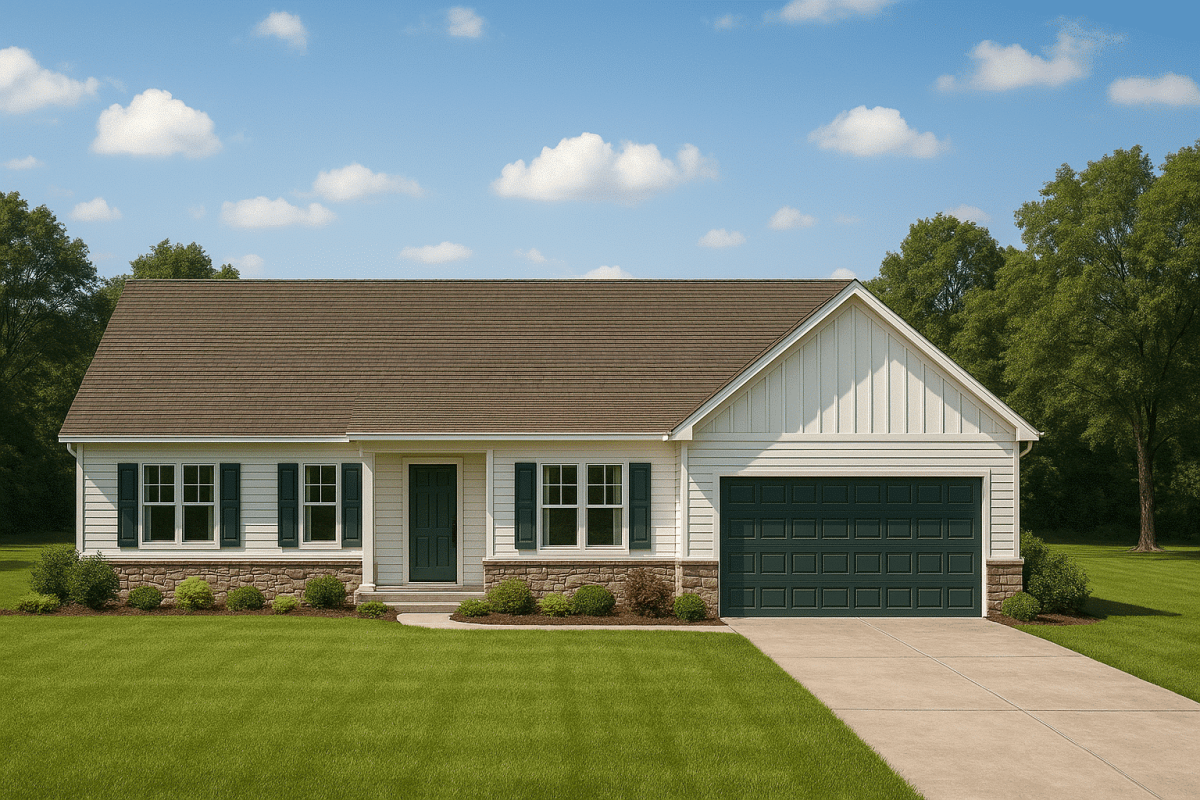 Traditional 1-Story House Plan with Craftsman Charm & CAD Blueprints