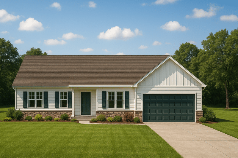 Traditional 1-Story House Plan with Craftsman Charm & CAD Blueprints