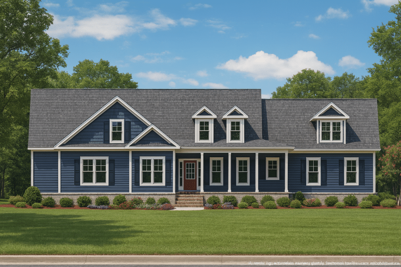 Traditional 2-Story House Plan with Spacious CAD Designs