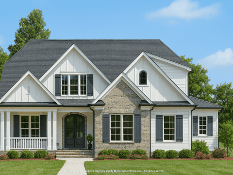 Traditional 2-Story House Plan with Spacious CAD Layouts