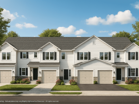 Traditional 7-Unit Townhome Plan with Timeless Style & CAD Files