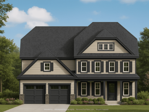 Customizable 2-Story Craftsman House Plan with Open Layout