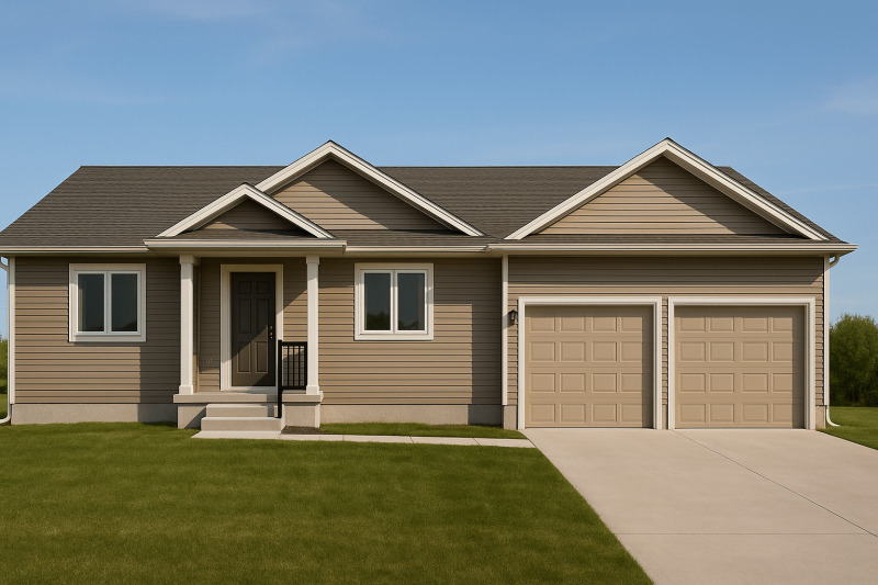 Traditional Craftsman Home Plan with 1-Story CAD Designs