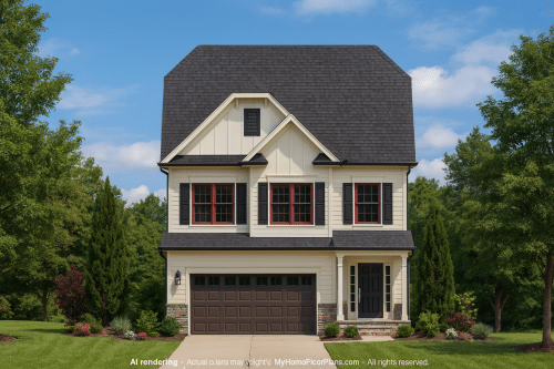 Traditional Craftsman Home Plan with Detailed CAD Blueprints