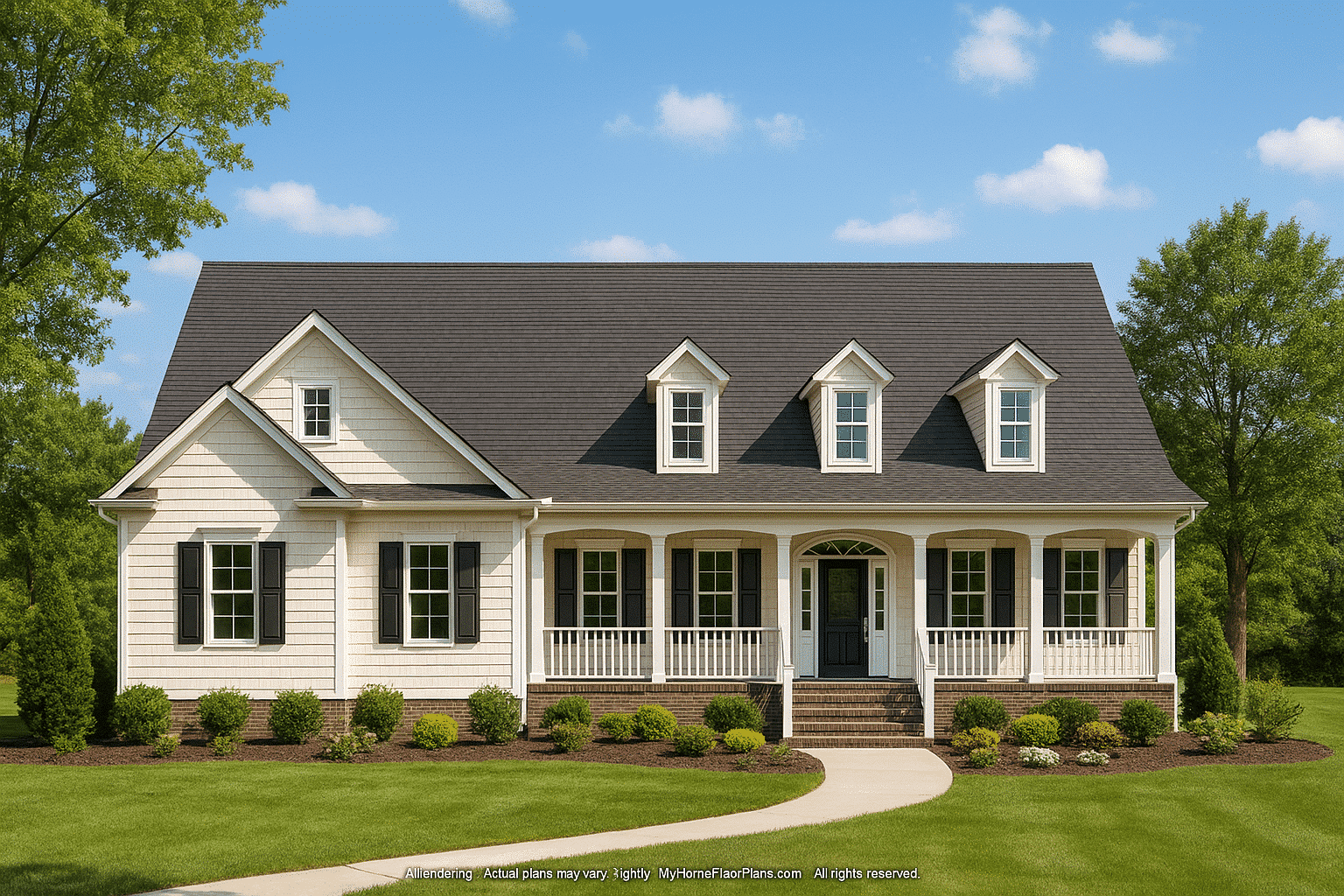 Traditional Craftsman Home Plan with Spacious Floor Designs