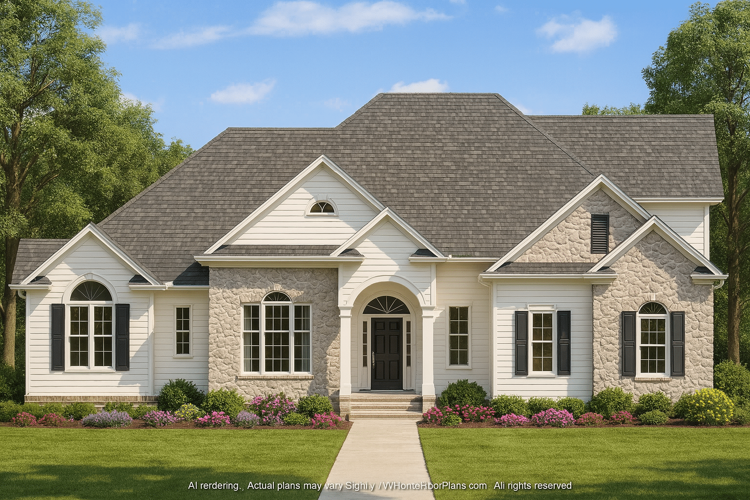 Traditional Craftsman Home Plan – 2,520 Sq. Ft. with Vaulted Ceilings & Open Layout