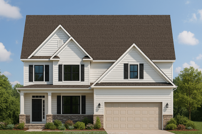 Traditional Craftsman House Plan with 2 Stories and Smart Layout