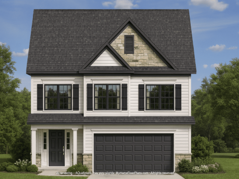 Traditional Craftsman House Plan with CAD Floor Plans