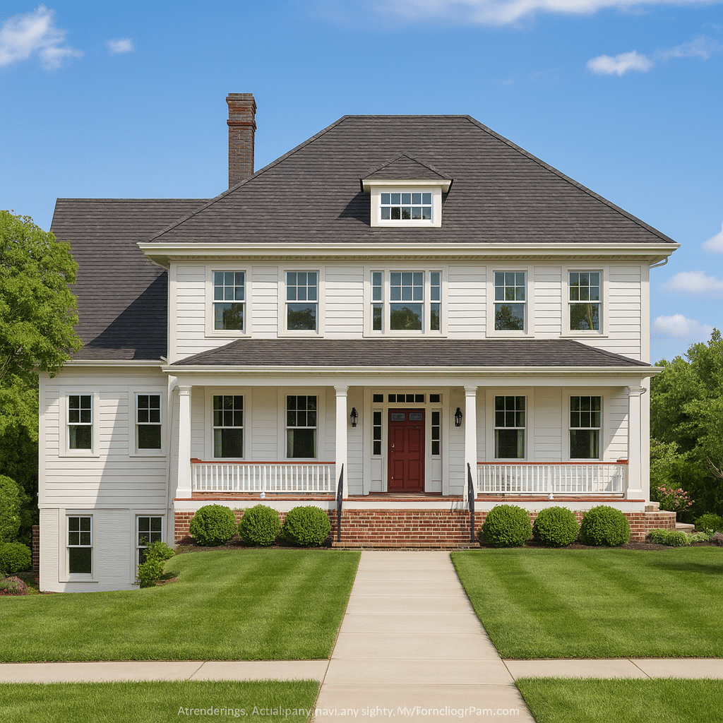 Traditional Farmhouse House Plan with Basement and Garage – 6,341 SqFt