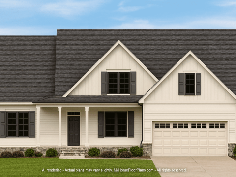 Traditional Home Plan with CAD Designs & Functional Blueprint