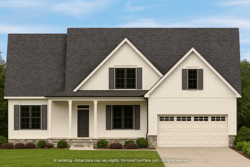 Traditional Home Plan with CAD Designs & Functional Blueprint