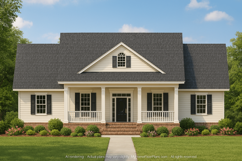 Traditional Home Plan with Spacious Floor Layout and CAD Designs