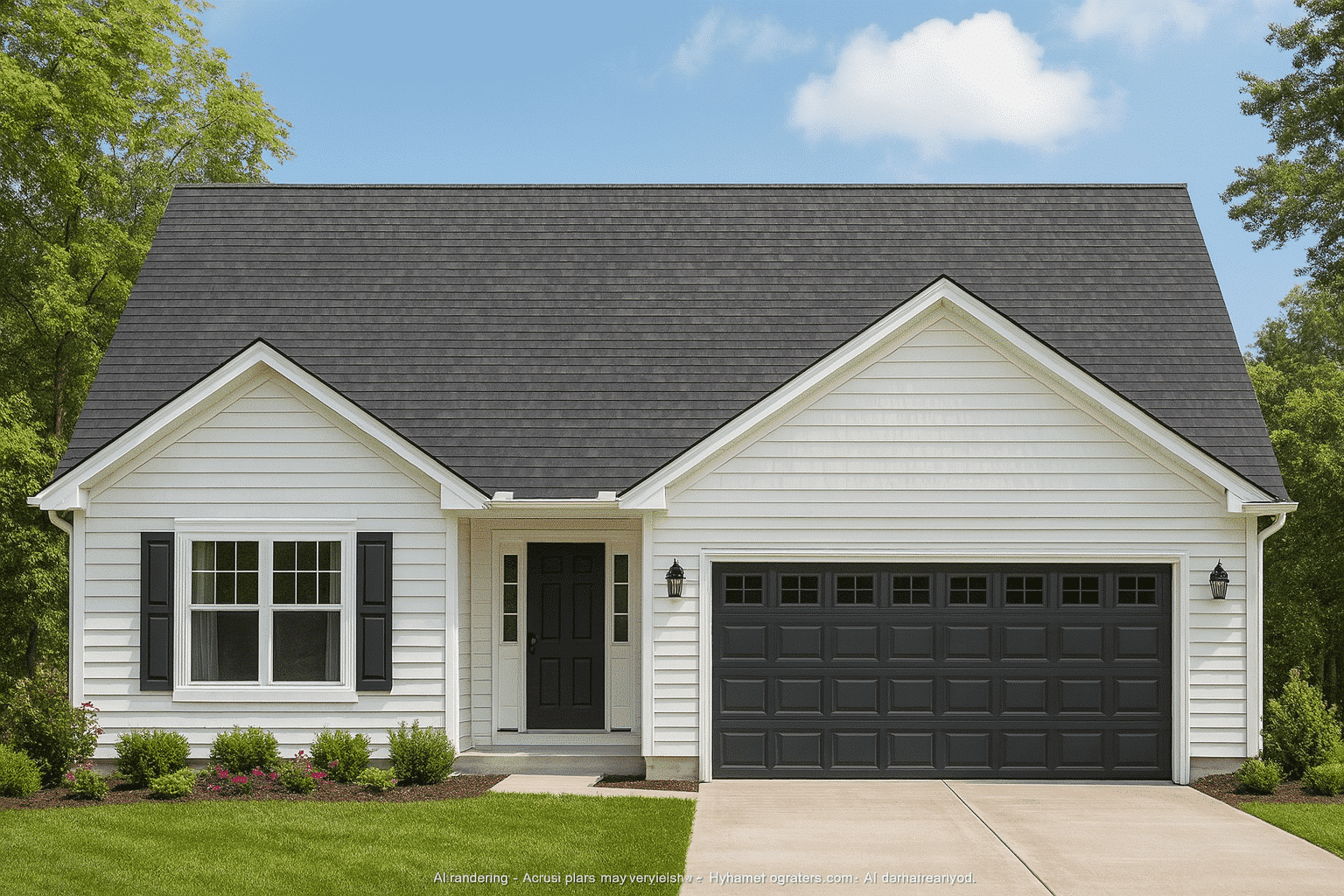Traditional Ranch House Plan with CAD Blueprint Designs