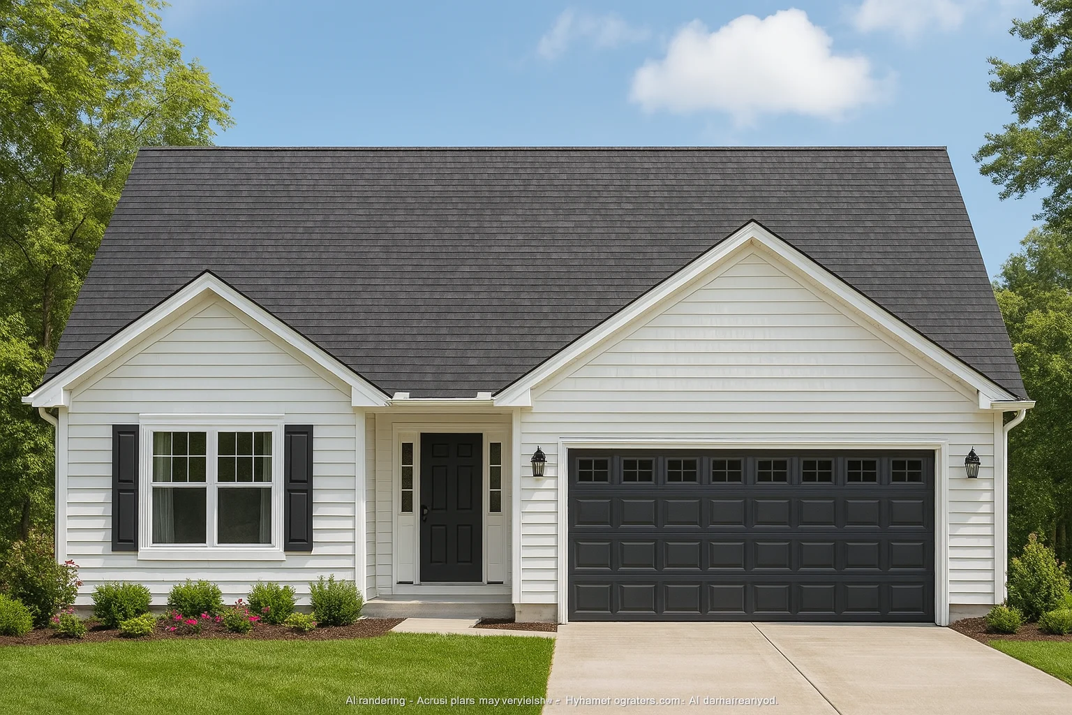 Traditional Ranch House Plan with CAD Blueprint Designs