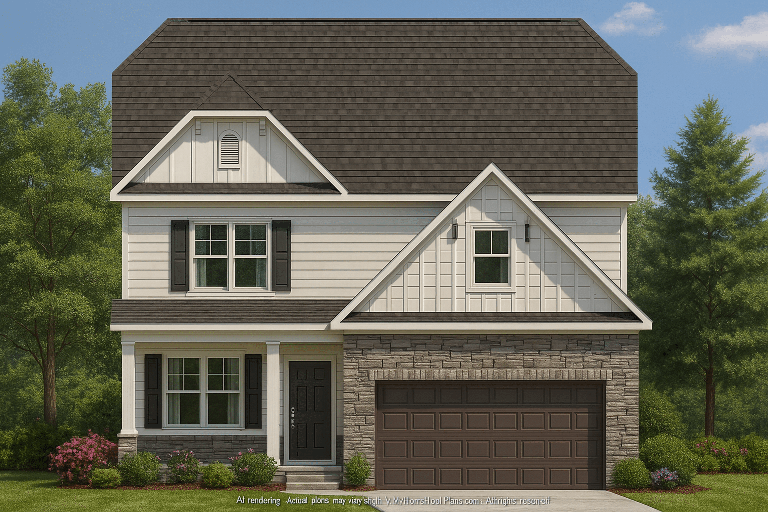 Versatile 2.5-Story House Plan with Transitional Charm & CAD Designs
