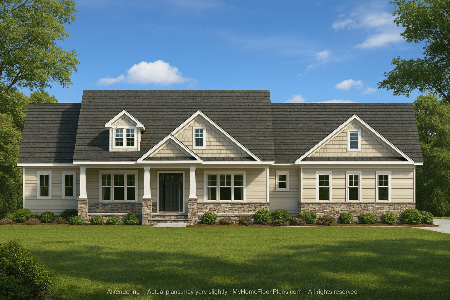 Versatile House Plan with Bonus Room, Workshop & CAD Designs