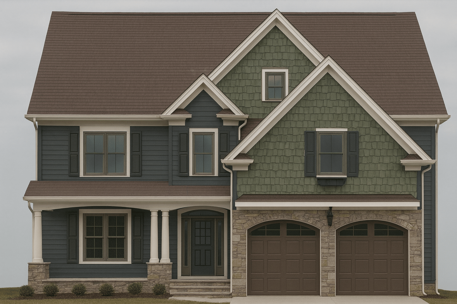 10-1260 HOUSE PLAN - Stunning house Floor Plan Blueprint CAD Architectural Design
