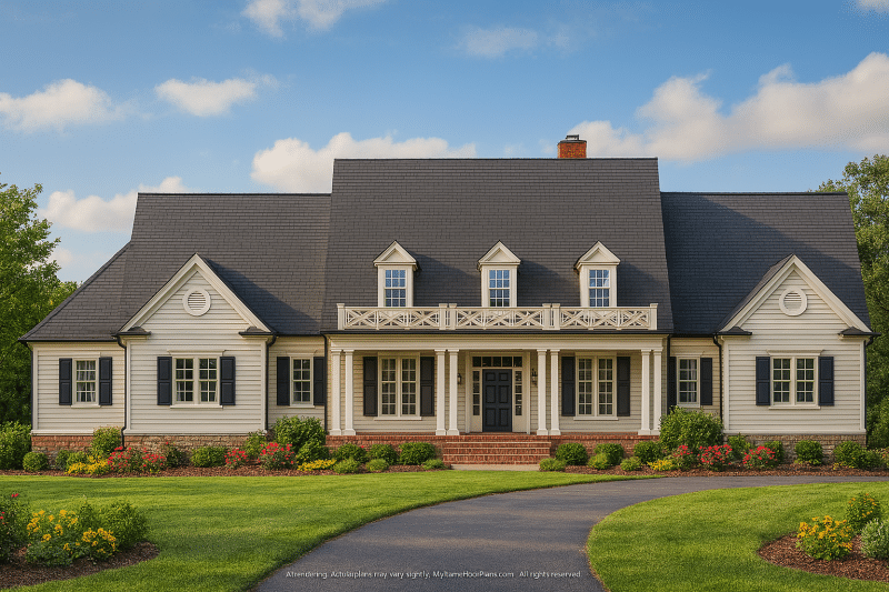 3-Car Garage Home Plan with Loft, Workshop & Breezeway