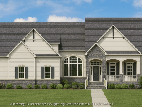 Charming 2-Story Home Plan with CAD Designs and Features