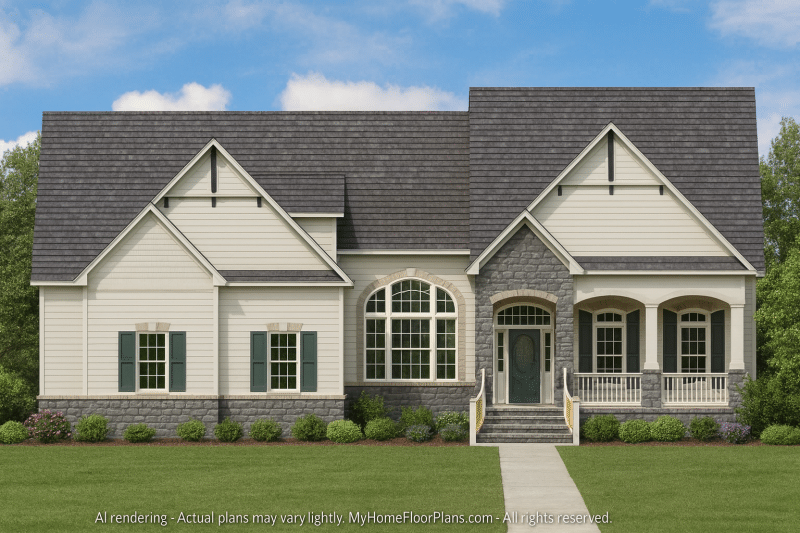 Charming 2-Story Home Plan with CAD Designs and Features