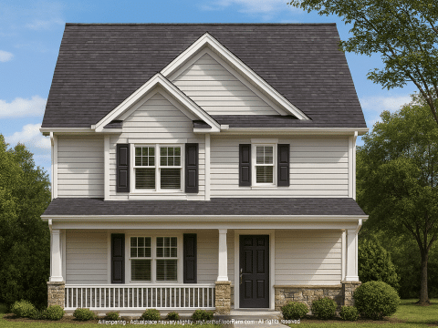 Classic 2-Bedroom Home Plan with Detailed Floor Blueprint Designs