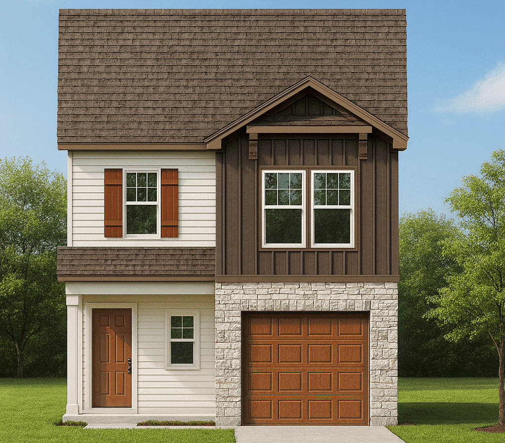 Craftsman Home Plan & Blueprint Designs 2 Story, 3 Bed, 2 Bath