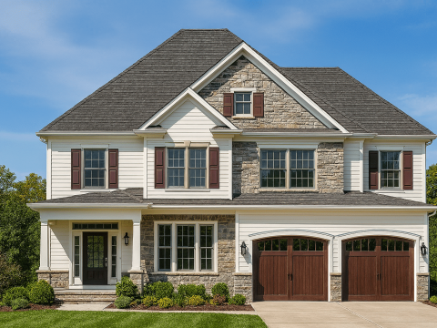 Craftsman Home Plan with 2 Stories, 4 Bedrooms & Detailed CAD Blueprints