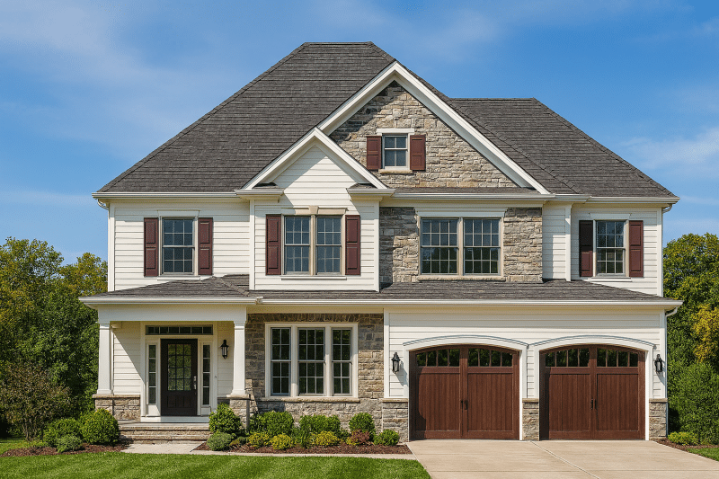 Craftsman Home Plan with 2 Stories, 4 Bedrooms & Detailed CAD Blueprints
