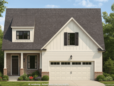 Craftsman Home Plan with 3 Bedrooms and Open Floor Layout