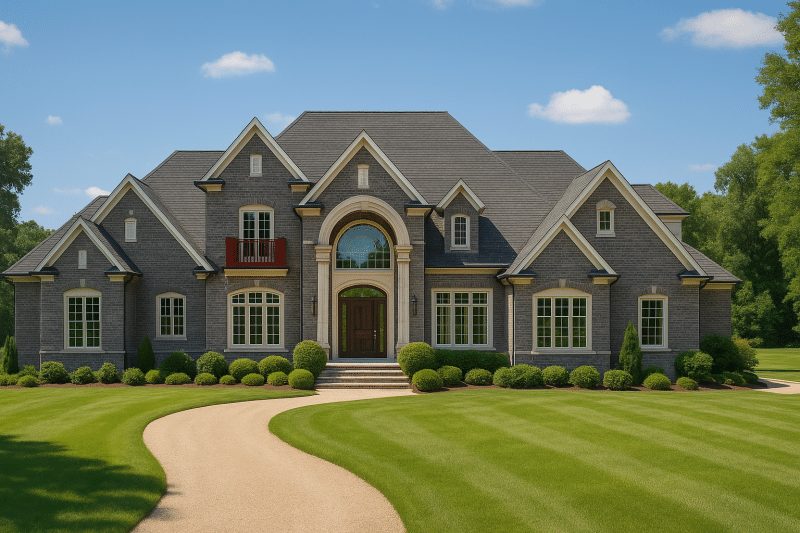 Elegant 3-Story House Plan with 7+ Bedrooms & Luxury Blueprint Design
