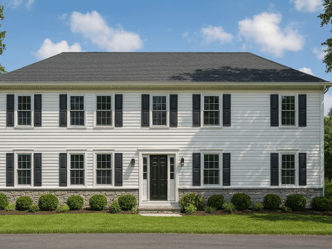 Garage with Living Space – Home Plan Blueprint for Designers