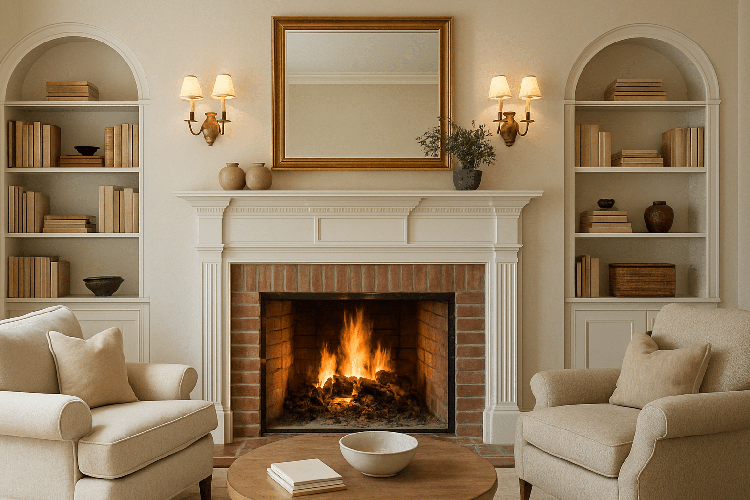 House Plans with Fireplaces