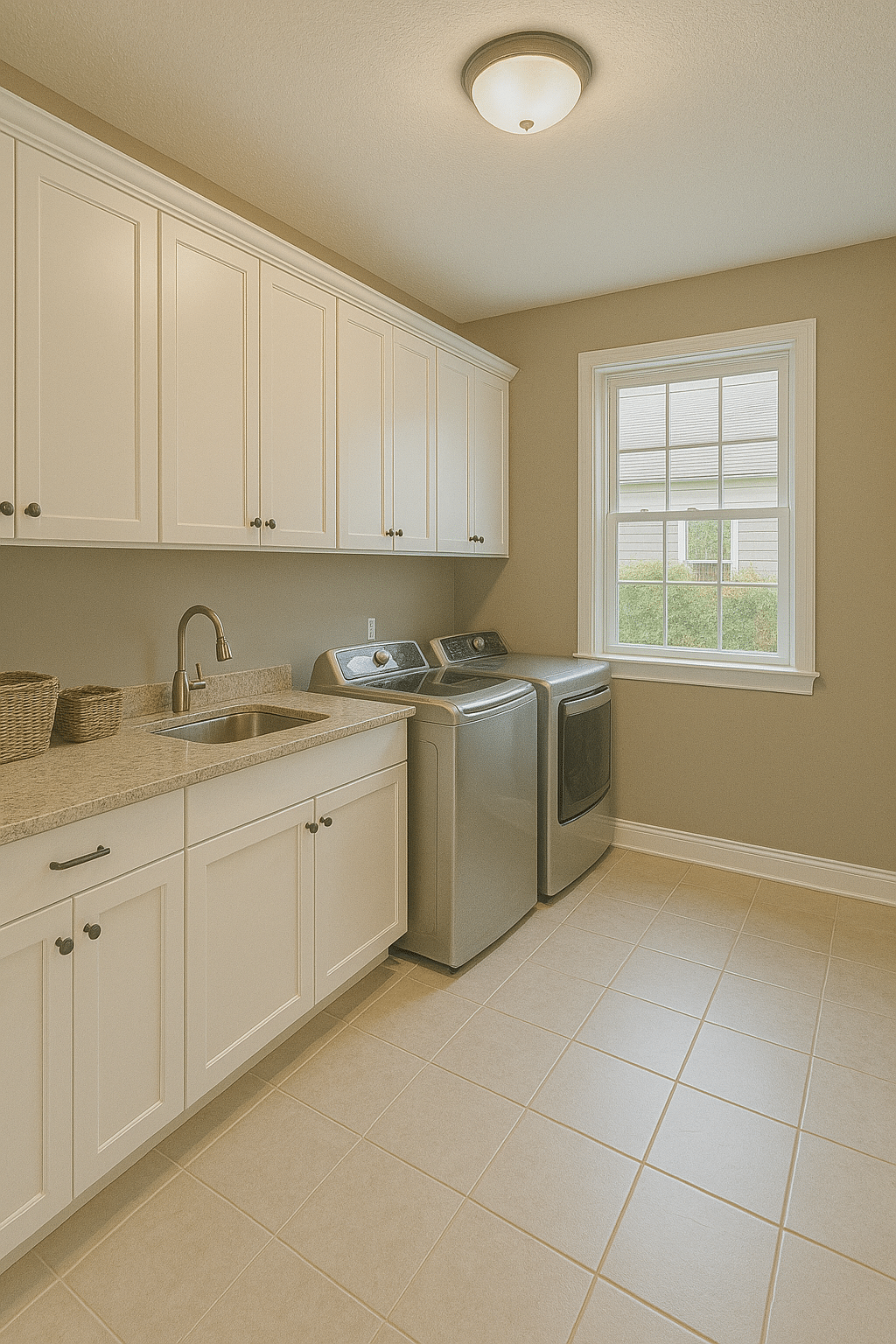 House Plans with Large Laundry Room