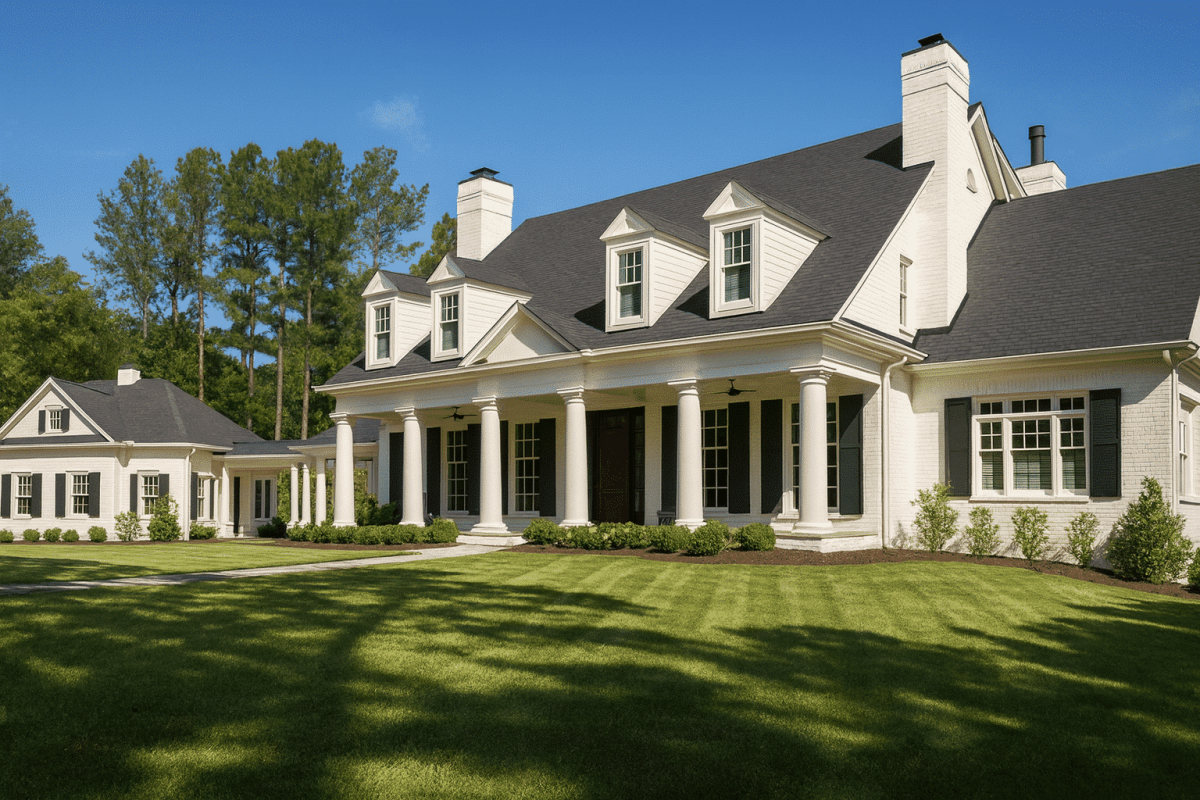 Luxury 2-Story House Plan with Southern-Inspired Architecture