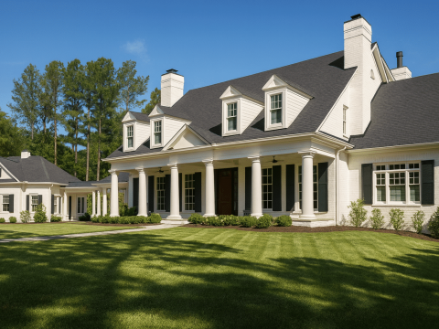 Luxury 2-Story House Plan with Southern-Inspired Architecture