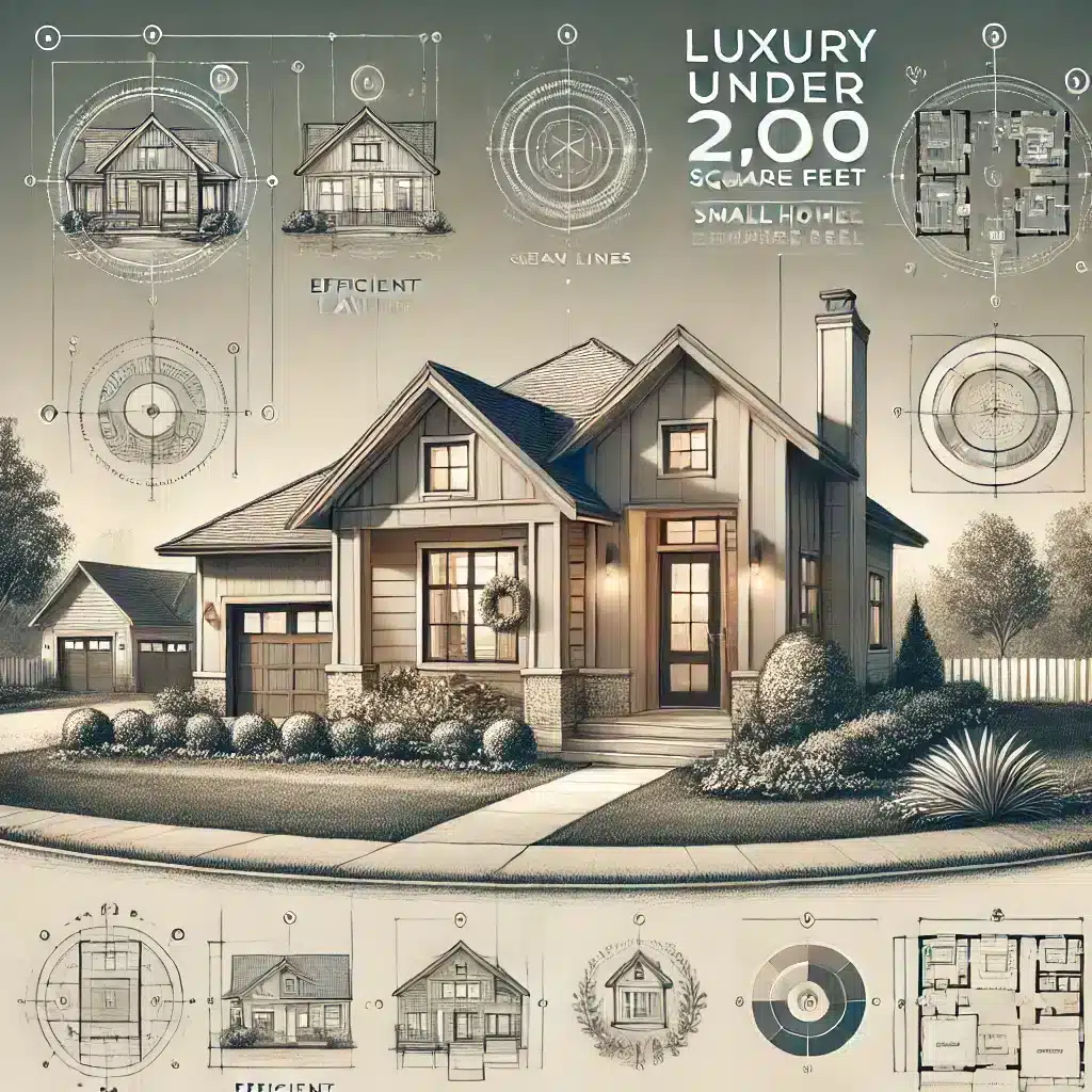 Luxury Under 2,000 Square Feet Small house Plans with a Big Feel
