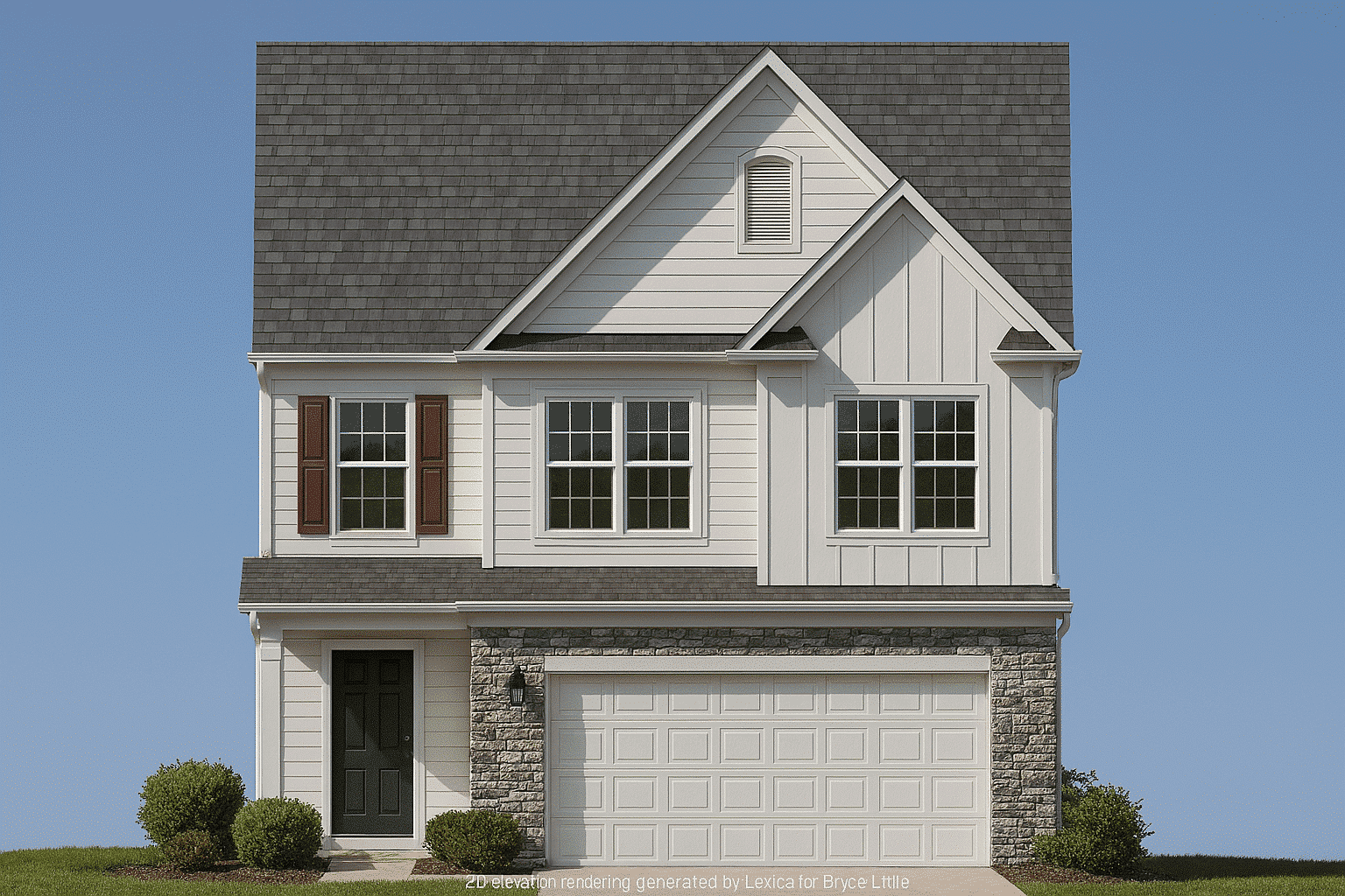 Modern 2-Story House Plan with Open Layout and CAD Blueprints